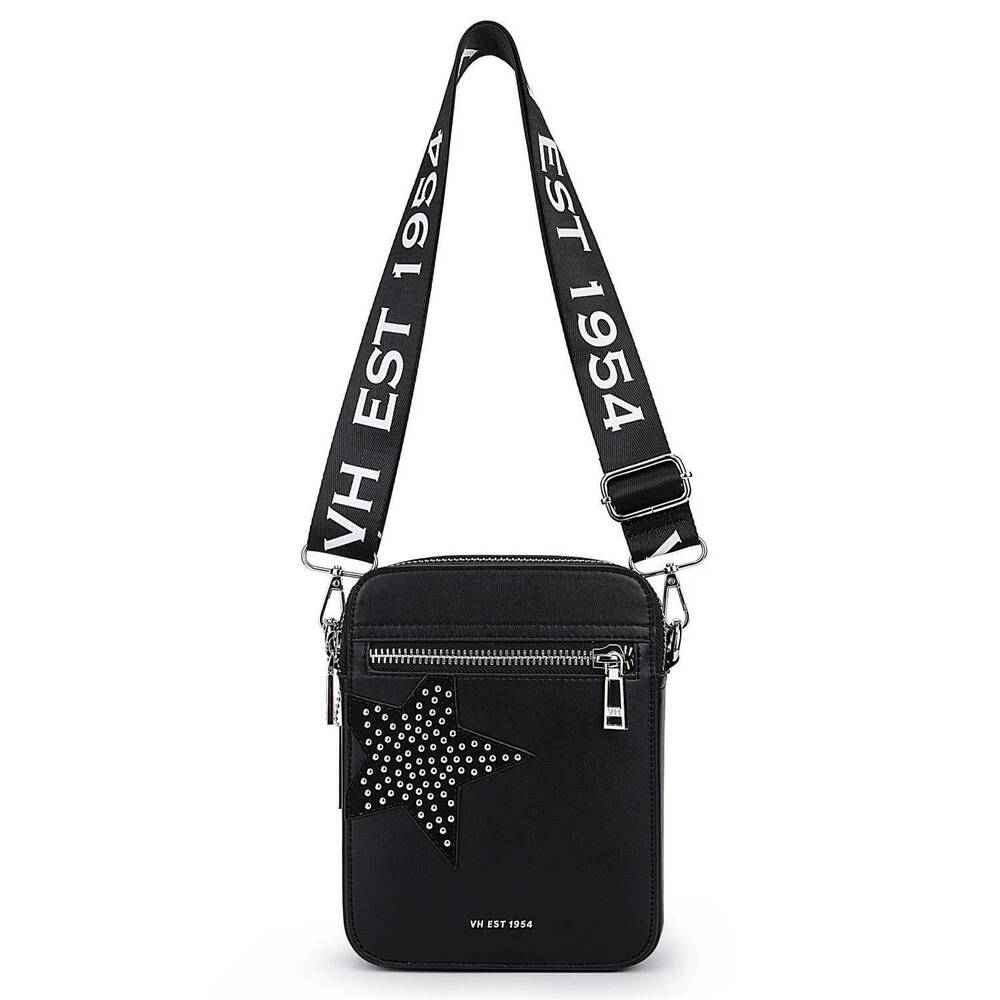 NEW VINTAGE HAVANA women's rocker saddlebag in black
